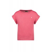 Like Flo girls metallic jersey T-shirt roze